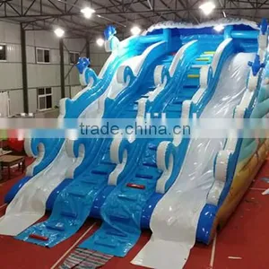 Water Park Kids Jumping Inflatable Castle Slide With Rocking Climbing thumbnail-3
