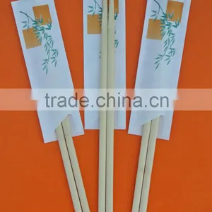 Eco-friendly Disposable Bamboo Twin Chopsticks With Paper Packing thumbnail-1