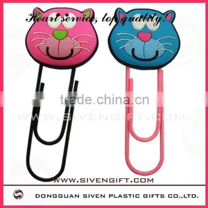 OEM Cartoon Pvc Book Marker for Promotion Gift thumbnail-1