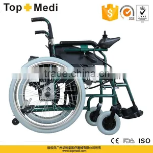 TopMedi Folding Aluminum Handicapped Power Electric Wheelchair Prices for Disabled People(electric Wheelchair for Handicapped) thumbnail-3