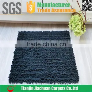 100% Polyester Microfiber Chenille and Had Woven Technics PVC Door Mat thumbnail-2