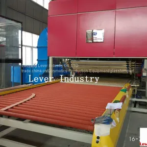 Horizontal Rollers Hearth Flat & Single Bending Glass Tempering Furnace thumbnail-1