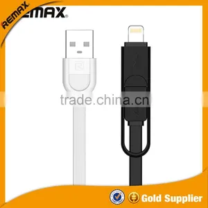 REMAX Elegant High Speed Quick Charging Data Micro 2 in 1 USB Cable thumbnail-3