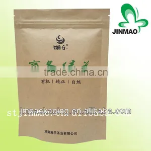 High Quality and Custom Printed Kraft Paper Tea Bag/brown Kraft Paper Bags/kraft Paper Stand up Tea Bag thumbnail-1
