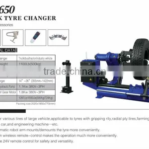 Mobile Truck Tyre Changer Neumatico Pneu thumbnail-4