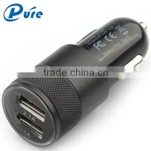 2016 Hot Sale Portable Car Battery Charger 5V/2.1A Output Electric Car Charger 2 Port USB for Smartphone thumbnail-4
