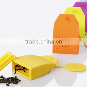 Factory Price BPA Free Silicone Bag Shape Tea Infuser thumbnail-4
