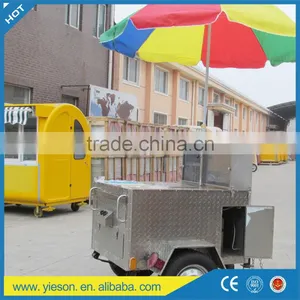Stainless Steel Hot Dog Vending Carts for Sale thumbnail-1