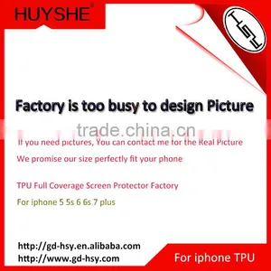 HUYSHE TPU Nano Anti Shock Full Cover Screen Protector for Iphone 5 5s 5c TPU Film for Iphone5s thumbnail-1
