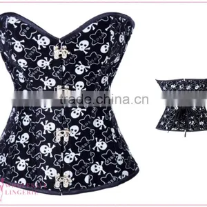 HOT Hot Steel Boned Corset Sexy Red Mature Corset for Sale thumbnail-5