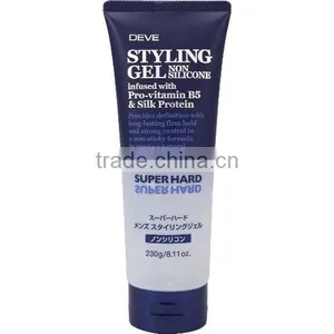 DEVE Non Silicon Styling Hair Gel Super Hard Type Made in Japan Pro-Vitamin B5 Silk Protain thumbnail-1