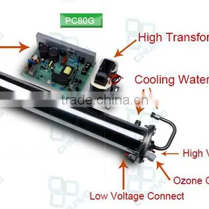 60g 80g Water Cooling Corona Discharge Enamel Ozone Generator Parts thumbnail-5