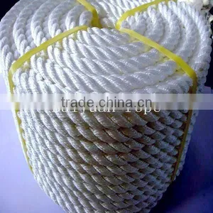 PE Rope 3- Strands in Black or White Color thumbnail-1