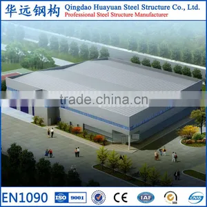 CE ISO SGS Certified Structural Steel Prefabricated Workshop thumbnail-1