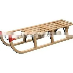 39'' Wooden Snow Sled for Adult thumbnail-1