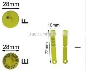 UHF Sheep Hard Ear Tag With UHF Chips thumbnail-1