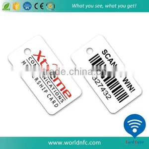 PVC Scratch Card / PVC Card With QR Code or Barcode thumbnail-3