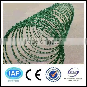 Wholesale Powder Coated CE&ISO Certificated Razor Barbed Wire (pro Manufacturer) thumbnail-1