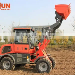 Qingdao Everun New 1.0 Ton Farm Machinery Mini Wheel Loader Made In China thumbnail-3