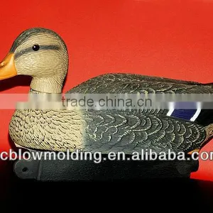 OEM Blow Molding Plastic PE Duck Decoy Hunting Design Life-Like Plastic Float Duck Decoy thumbnail-4