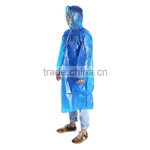 Outdoor Adult Waterproof Portable Climbing Hiking Thickened Disposable Raincoat Poncho Travel Kit thumbnail-2