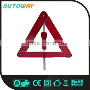 E-mark Approve Plastic Traffic Safety Car Warning Triangle thumbnail-1