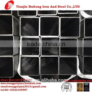 ERW Technique 75*75mm Black Square Steel Tube thumbnail-1