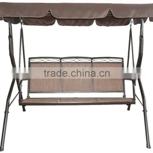 264042 Outdoor Garden Hollywood Schaukel Steel Free Standing Hammock Swings Chairs With Canopy thumbnail-1