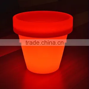 Plastic LED Colorful Decorative Flower Vases thumbnail-1