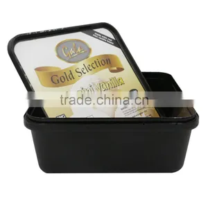 Plastic Ice Cream Packaging Design,Tamper Evident Ice Cream Plastic Container Square Packaging thumbnail-4