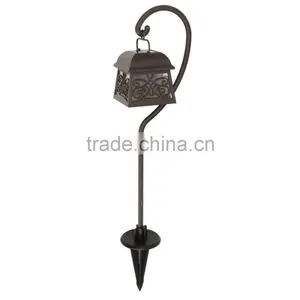 Plastic Hanging Solar Lantern Landscape Decoration Pathway Light thumbnail-1