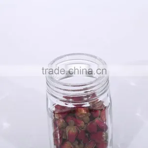 6oz Clear Sqaure Glass Spice Jars With Metal Screw Top Lid for Packaging thumbnail-5