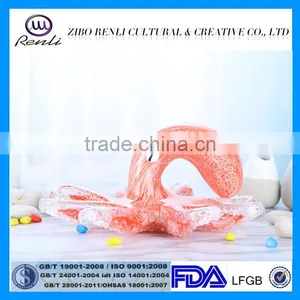 Vivid Colored Glass Octopus Handicraft for Household Decoration or Gifts thumbnail-1