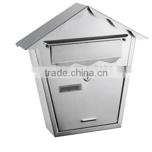 Italian Stainless Steel Mailbox Post Box thumbnail-1