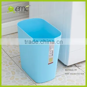 Plastic Dust Bin for Indoor Places, PP Rubbish Bin for Household, Plastic Rectangle Rubbish Bin thumbnail-4