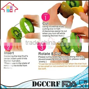 NBRSC TOP & HOT SELL Green Kiwi Fruit Cut Digging Core Twister Slicer Kitchen Peeler Tool Cutter Device for Fruit Salad thumbnail-6