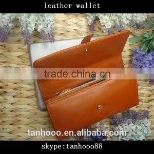 Emboss Logo Genuine Leather Ladies Wallets and Purses thumbnail-4