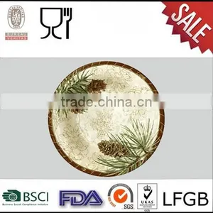 Cheap Price Vintage Style Flower Print Melamine Europe Plates thumbnail-1
