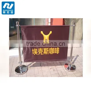 Stainless Steel Cafe Barrier Stand Manufacturer Supply for Sidewalk thumbnail-1