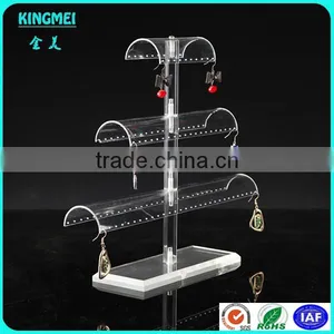 Factory Black 3 Line Most Pop Tabletop Hot Sale Earring Display Shelf thumbnail-4