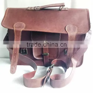 High Quality Stylish Handmade Vintage Leather Briefcase thumbnail-3