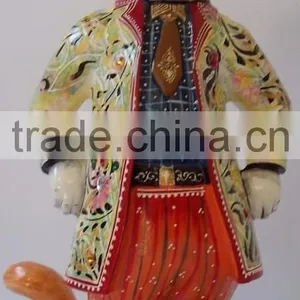 Unique Design Hand Made Painted Resin Cat thumbnail-1