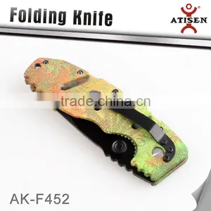 High Quality Outdoor Hand Tools Folding Knife 3Cr13 Stainless Steel Blade Camp Hunt Knives thumbnail-3