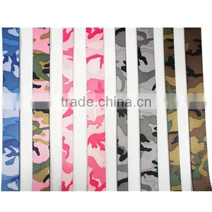 High Quality Printed Colored Polyester Webbing Strap for Pet Collar Leash,woven Polyester Webbing for Dog Collar Leash thumbnail-2