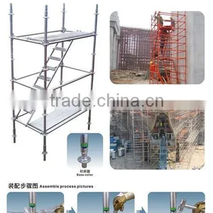 High Quality Q345 Metal Standard Galvanized System Scaffolding Ringlock thumbnail-1
