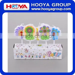Flowers Shaped Children Party Birthday Candle thumbnail-1