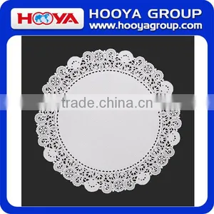 24PCS Dia. 4" 8" 10" White Round Disposable Lace Paper Doilies Cake Placemats for Cookies Wedding Cupcake Dessert thumbnail-3