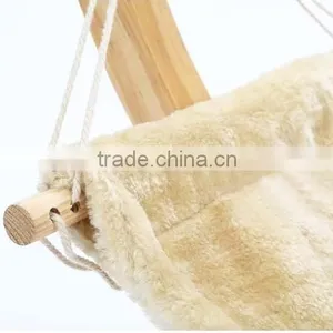 Cat Hammock With Wooden Frame /Wooden Hammock With Canopy thumbnail-2