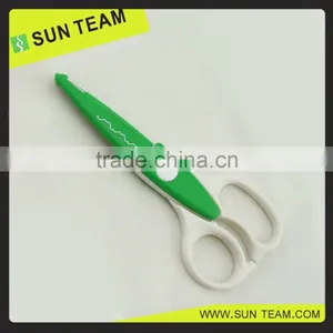 2016 NEW Wholesale Colorful Zig Zag Shaped Craft Scissor thumbnail-2