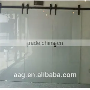 2016 Hot Sale Carbon Steel Wooden Sliding Door Roller Track Guide and Door Stop for Wooden Sliding Door thumbnail-2
